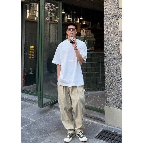 原创长裤宽松日系锥形裤