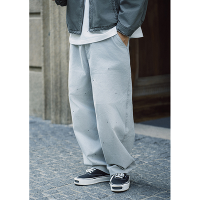 Batterup日系复古宽松休闲裤