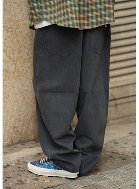 Batterup25新款裤子日系青少年简约百搭秋季锥形工装休闲裤男宽松