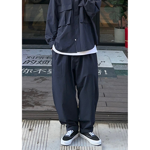 Batterup2026春秋长裤 男潮牌 日系cityboy宽松锥形垂感速干休闲裤