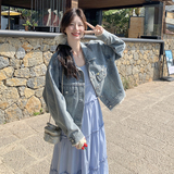 新款连衣裙牛仔外套套装239-2516单裙p135k198外套p145k218，女装短外套，浙宝239