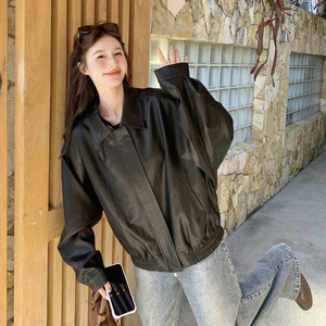 新款皮衣外套 239-2601-p165k258，女装皮衣，浙宝239