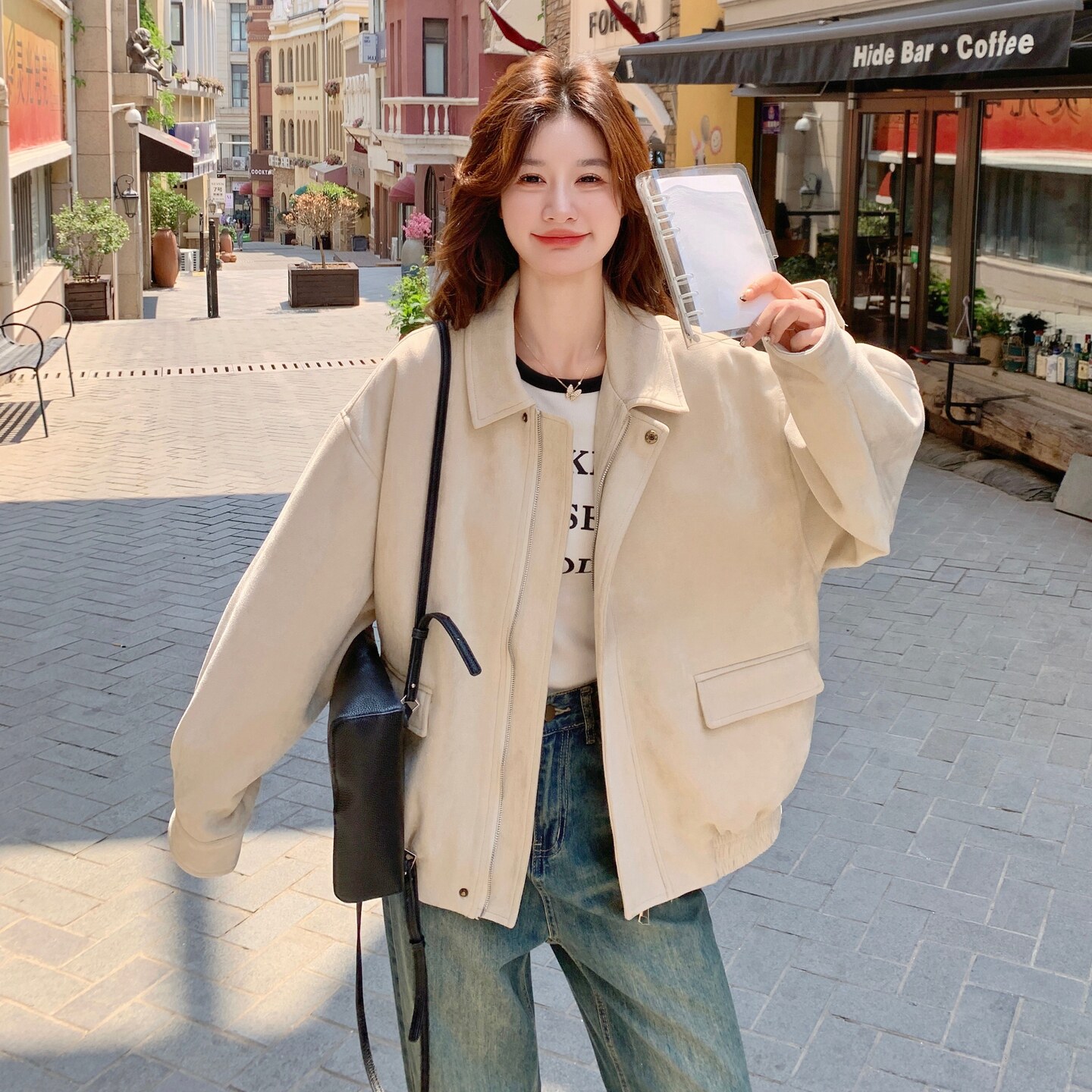 现货新款麂皮外套239-25101-P165k248,女装短外套,浙宝239