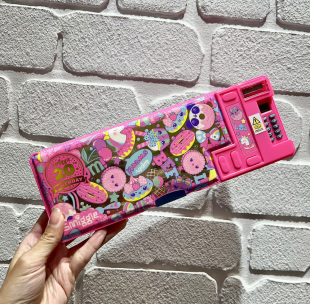 澳洲Smiggle开学季 男女小学生多功能可弹出趣味铅笔盒文具计算器