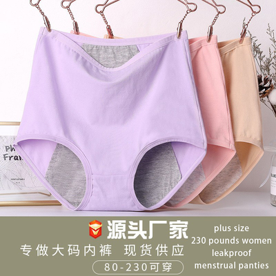 leak proof menstrual panties Women Cotton Waterproof Briefs
