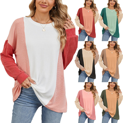 Autumn Clothes Loose Pullover Long Sleeve T-Shirt for Women