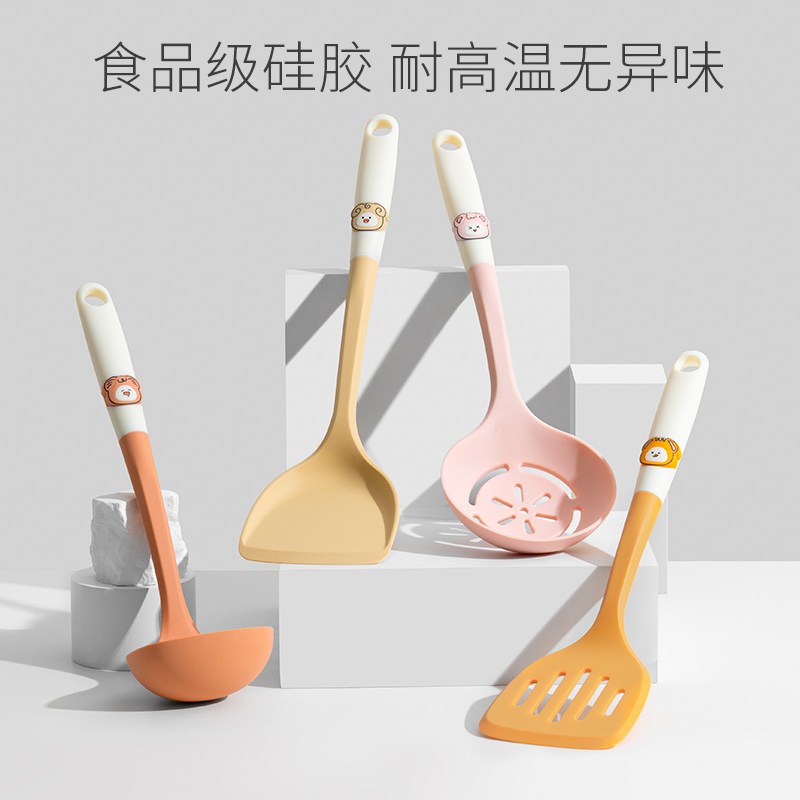 硅胶锅铲食品级硅胶无异味耐高温