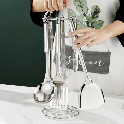 厨具拜格炒菜汤勺全套家用不锈钢