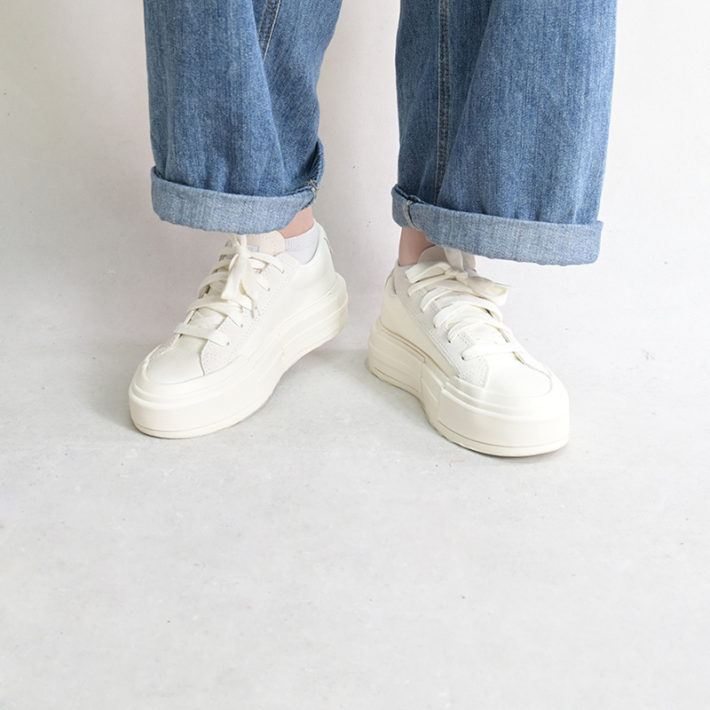 Converse厚底帆布鞋情侣鞋