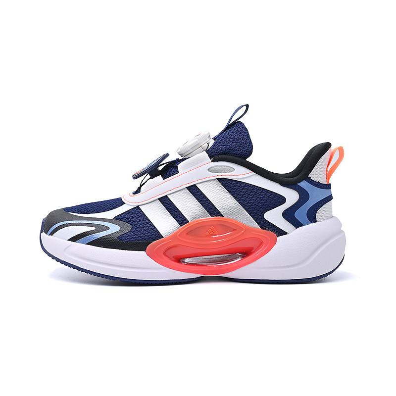 Adidas阿迪达斯新款儿童鞋男中童跑步鞋BOA旋钮舒适休闲鞋KH5649
