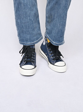 Converse匡威Throwback高帮男女休闲鞋蓝色百搭简约帆布鞋A18104C