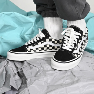 Skool板鞋 VANS秋季 低帮黑白棋盘格Old 安纳海姆经典 VN0A38G2OAK 款