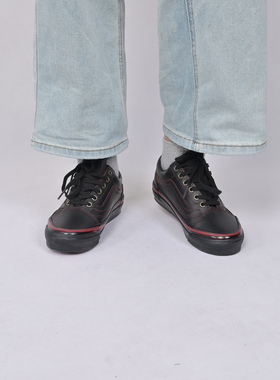 VANS范斯LX Old Skool Leather朋克风板鞋情侣休闲鞋VN000EDAKRK