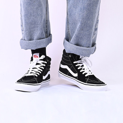 VANS秋季新款情侣高帮经典滑板鞋