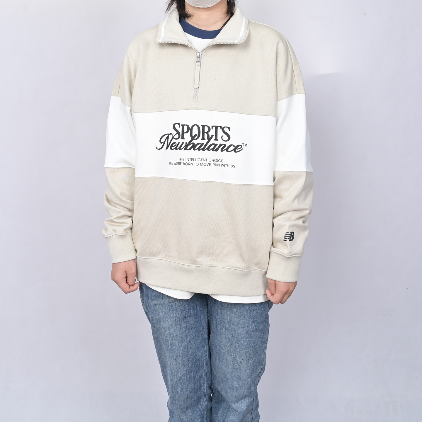 NEWBALANCE男子休闲立领卫衣