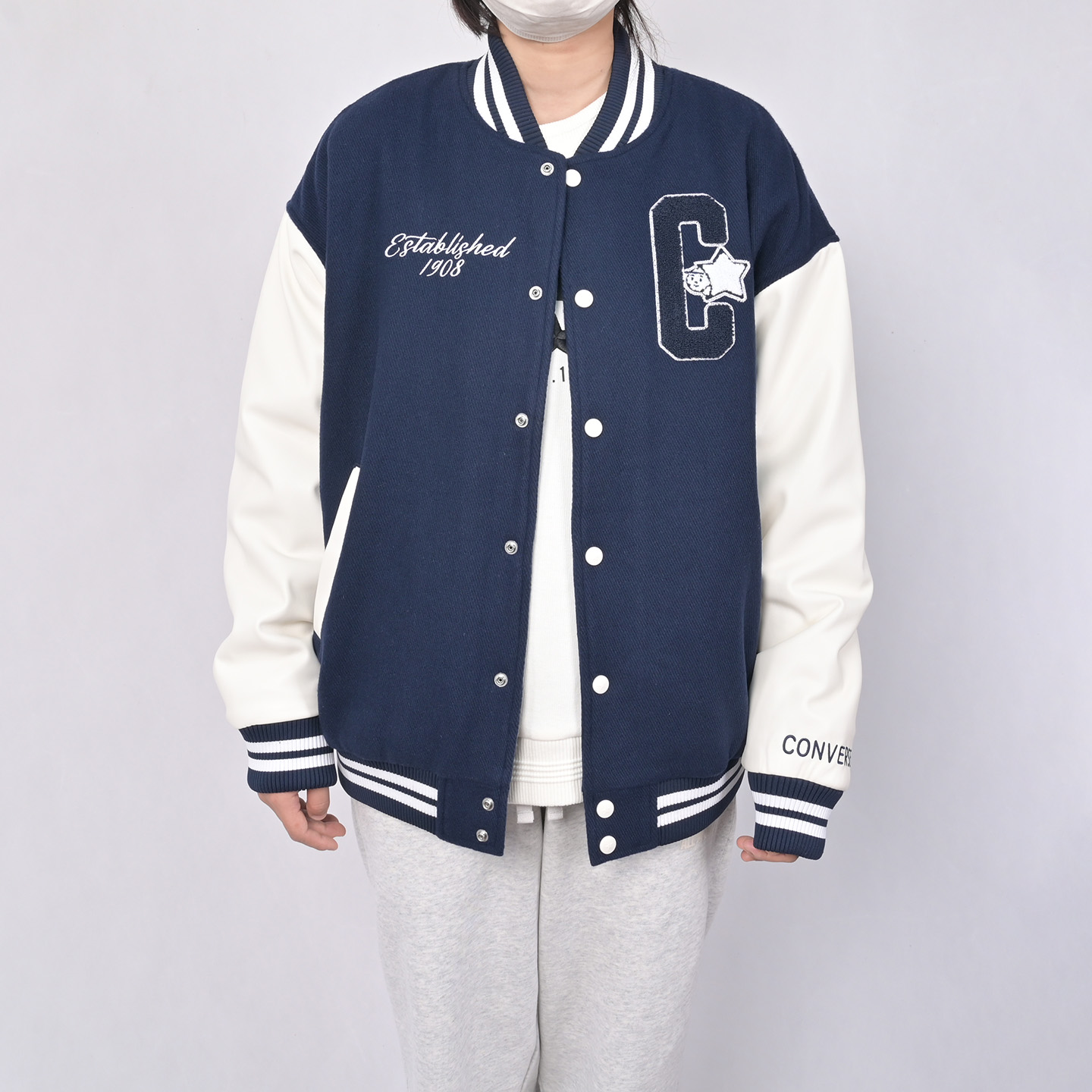 Converse联名棒球服外套