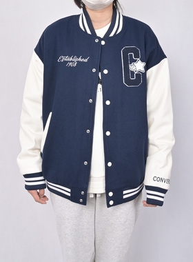 Converse匡威x Noritake联名棒球服外套运动休闲情侣款棉服UCJ102