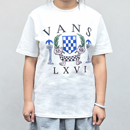 VANS夏季女款圆领短袖