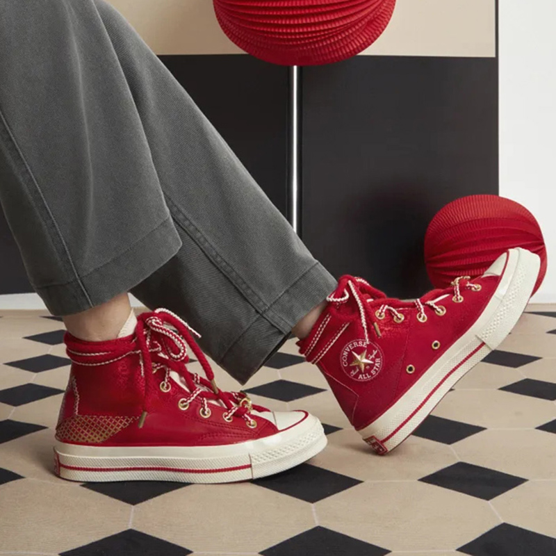 Converse男女高帮帆布鞋