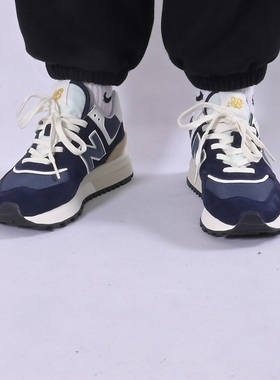 New Balance NB新款574系列情侣复古藏青色休闲鞋运动鞋U574LGBB