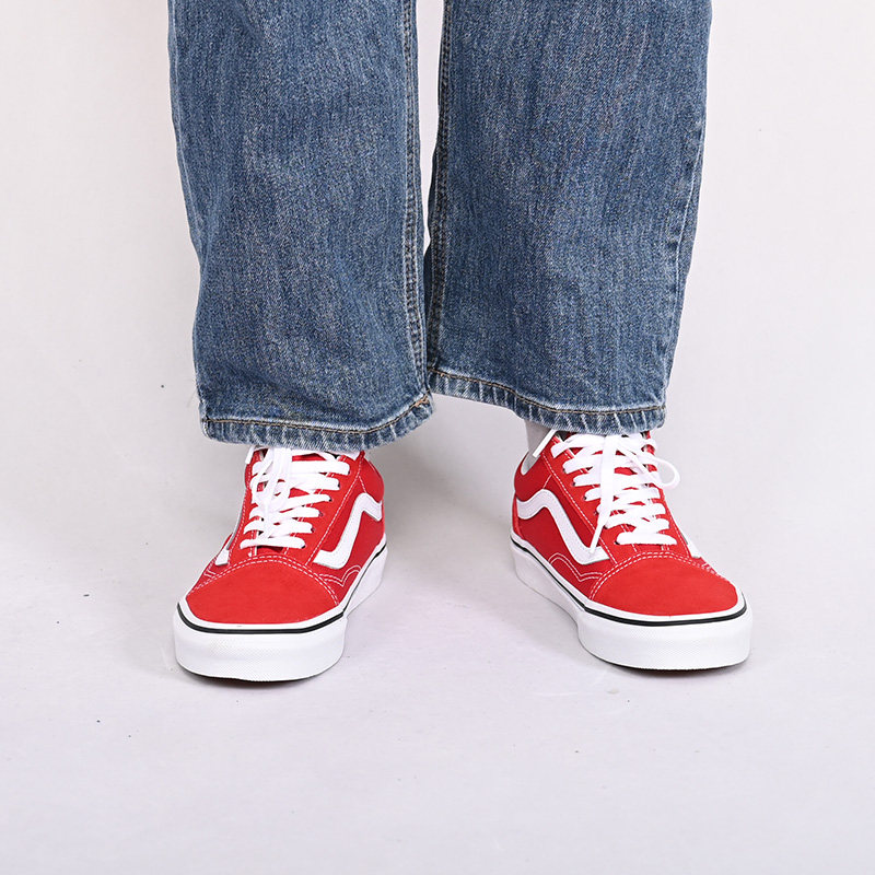 VANS范斯情侣款Old Skool低帮休闲鞋红色百搭板鞋VN0A4BV5JV6,运动鞋new,板鞋,淘宝优惠券,粉丝福利购,淘宝优惠卷