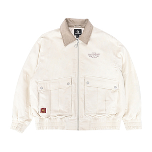 Converse匡威马年起飞系列新年款 翻领棉服男子运动休闲外套MCJ394