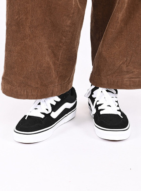 VANS范斯新款Caldrone黑色美式复古胖胖鞋女鞋板鞋 VN0A2Z4ABA2