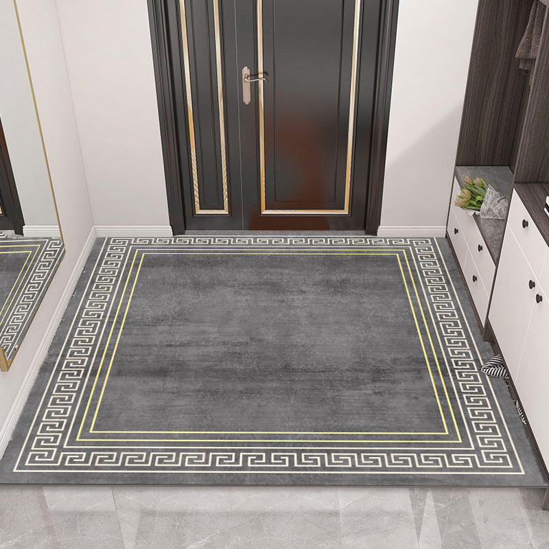 【硅藻防滑底】轻奢灰色系入户门地垫门口垫子进门地毯门垫耐脏脚,居家布艺,入户地垫,淘宝优惠券,粉丝福利购,淘宝优惠卷