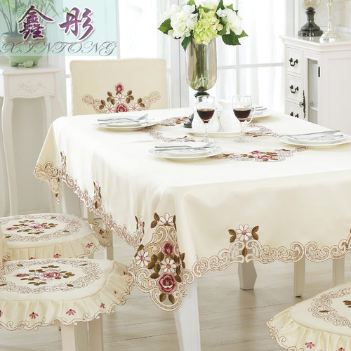 椅垫家用欧式现代简约茶几桌布