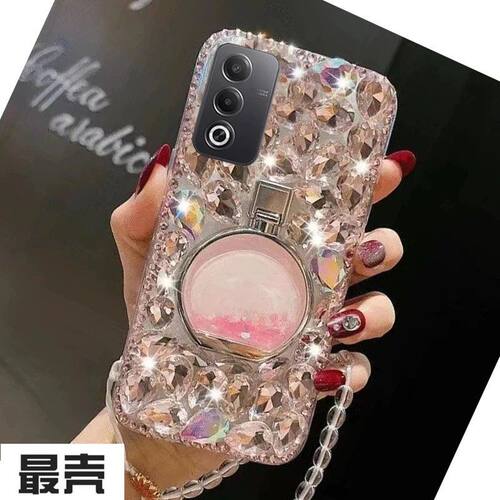 荣耀GT满钻手机壳AMG-AN00香水瓶支架全包奢华闪钻软壳女款