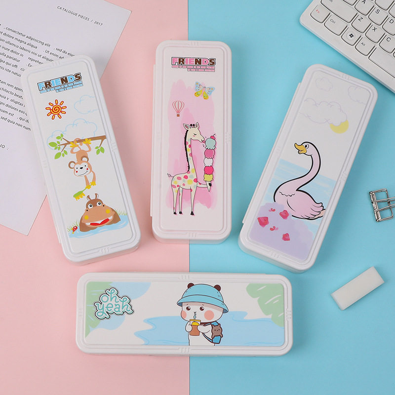 创意卡通文具盒学生文具盒双层笔盒智能密码锁文具盒学习用品