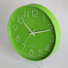 12英寸30cm静音挂钟时尚家用客厅立体数字简约钟表wall clock