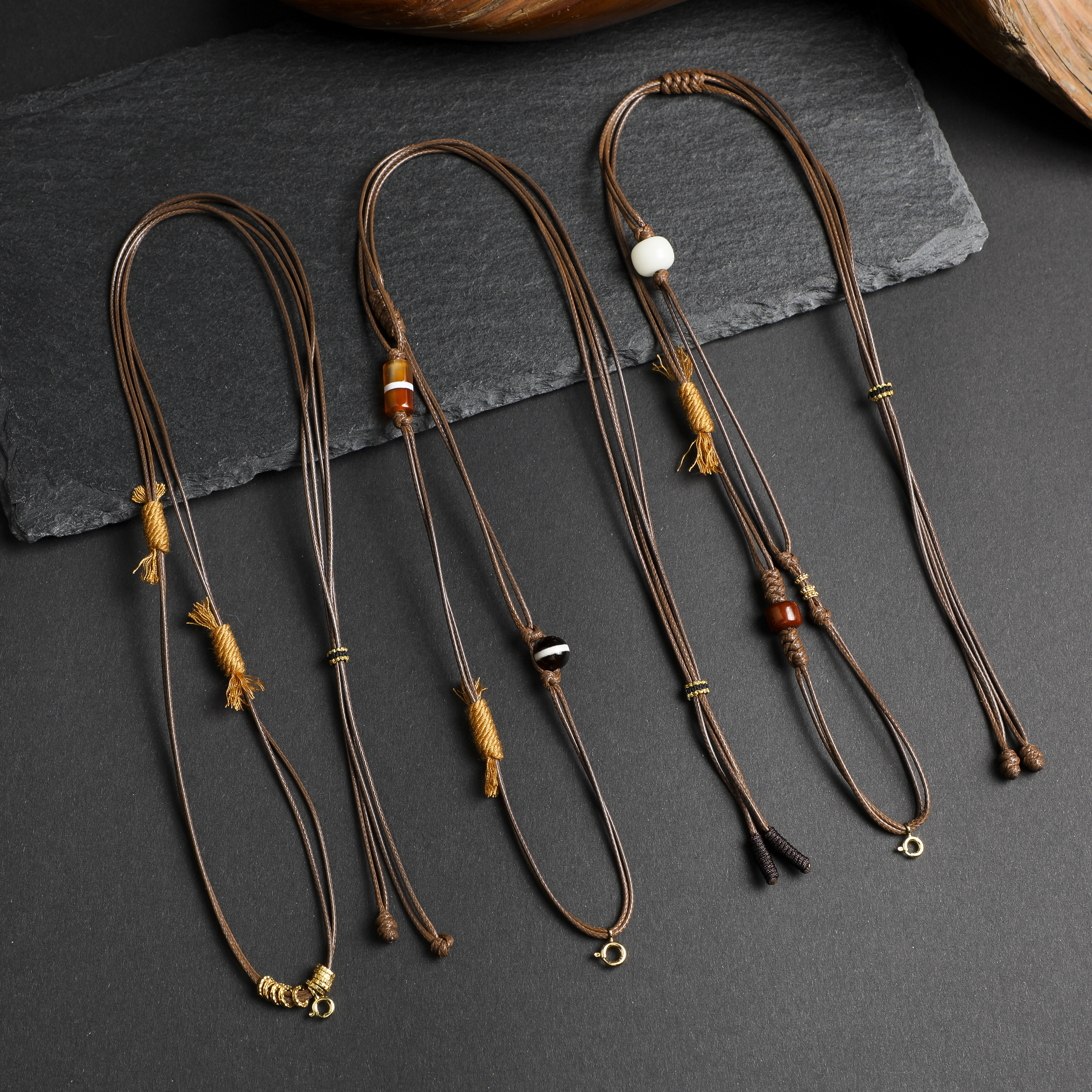 原创天珠挂绳唐卡吊坠配绳穿黄金挂绳半成品男女锁骨项链绳可调节,饰品/流行首饰/时尚饰品新,绳,淘宝优惠券,粉丝福利购,淘宝优惠卷