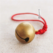 幸运简单铃铛小挂件铜质清脆包U盘挂饰男女闺蜜礼物转运新年吊饰