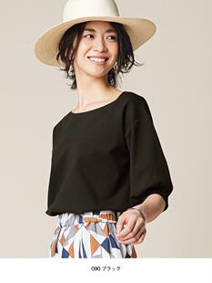 日单高端女装秋款减龄款泡泡袖时尚圆领基本款白色T恤405