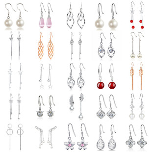 新款 潮耳线女流苏耳环网红防过敏s925银耳钉流行气质星星批耳坠发