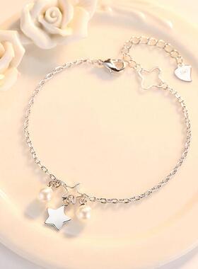 日韩版简约s925银手链