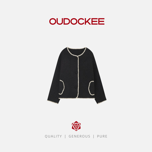 OUDOCKEE/欧多克小香风绵羊毛