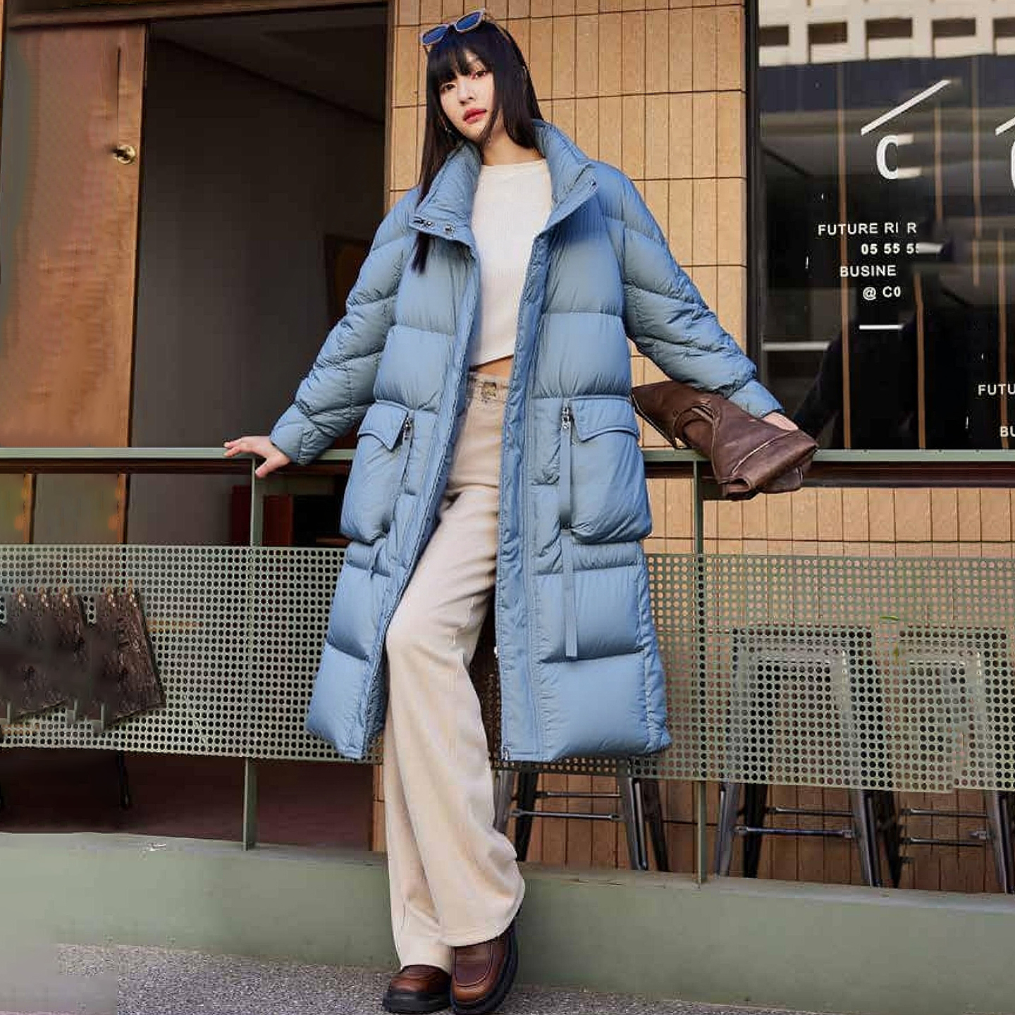 熙系列90鹅绒171克加厚羽绒服