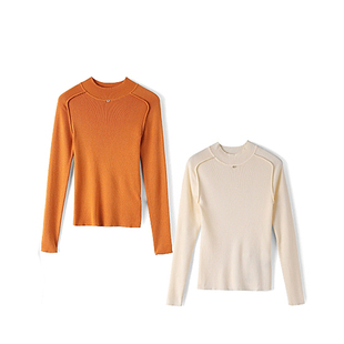 539元 折扣2025年冬季 商场品牌女装 打底毛衣针织衫 黛系列