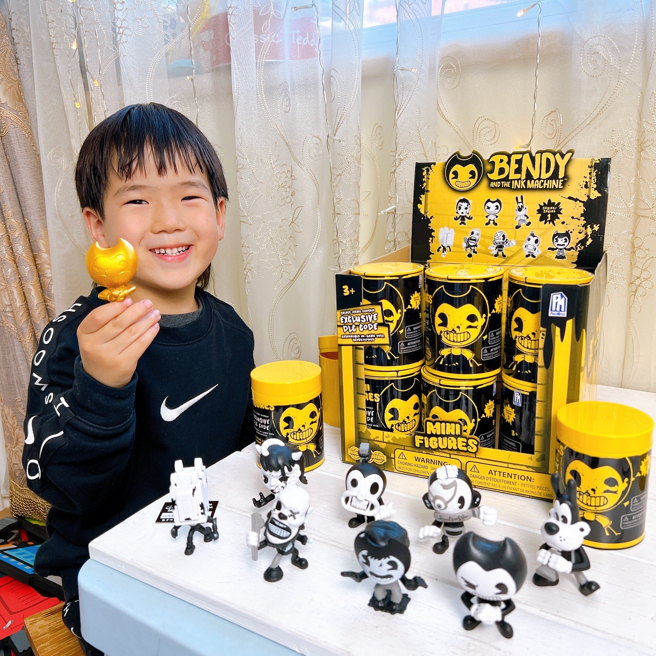 班迪与墨水机器游戏人物手办 bendy盲盒可爱个性公仔装饰摆件玩具