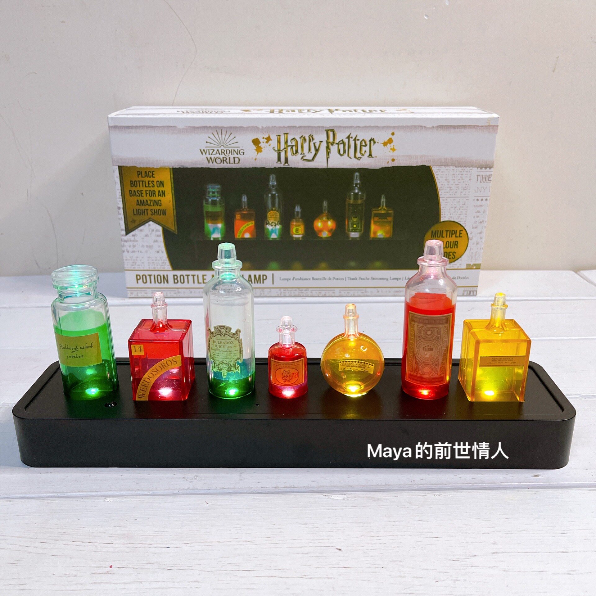 出口法国哈利波特魔药瓶组声控魔法灯圣诞节日氛围装饰灯哈迷玩具