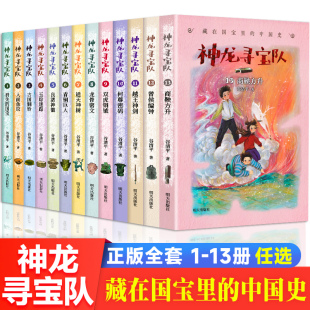 龙骨密文青铜巨人越王神剑1 13册漫游中国历史国宝冒险童话故事书小学生四五六年级课外书 神龙寻宝队全套13册曾侯编钟何尊密码