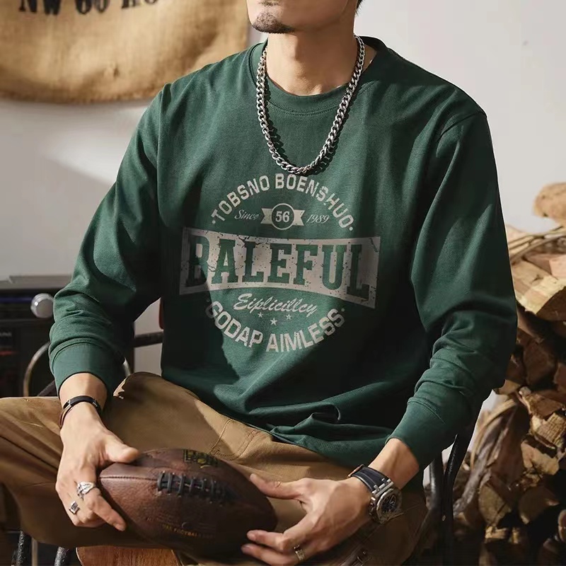 秋冬桐夏沫印花宽松上衣