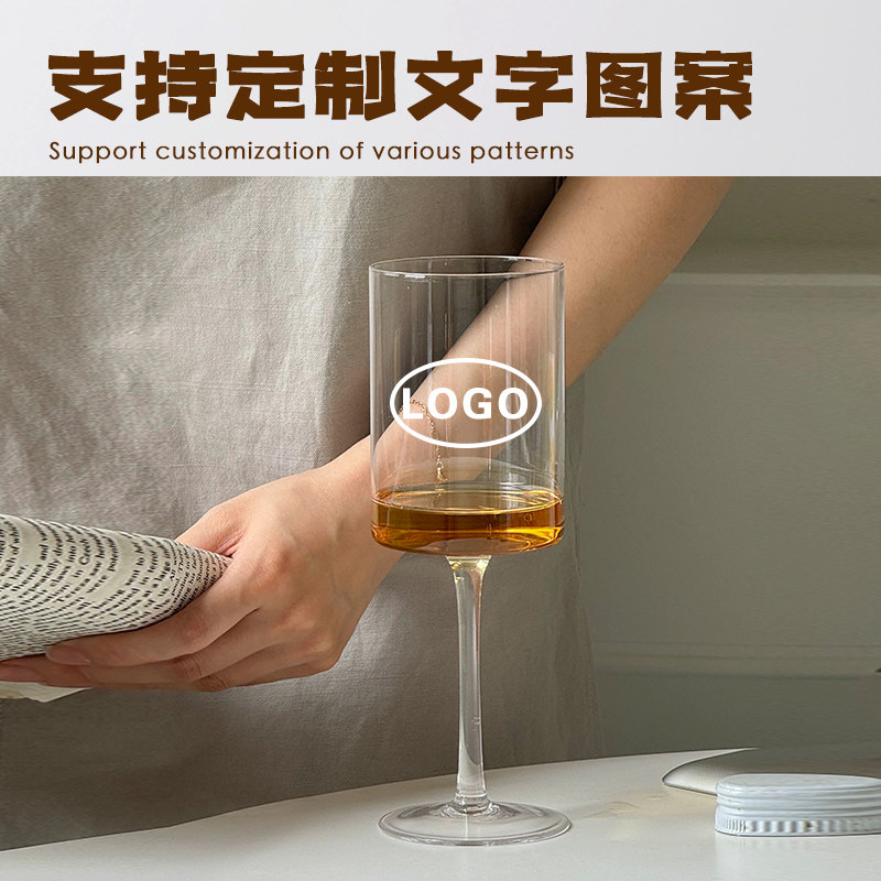 人工吹制水晶玻璃红酒杯直身超薄高脚杯大容量香槟杯餐厅用玻璃杯,餐饮具,葡萄酒/红酒杯,淘宝优惠券,粉丝福利购,淘宝优惠卷