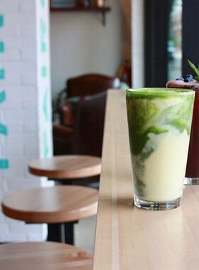 ins网红韩式奶茶杯玻璃杯 冰咖啡杯冰美式冰拿铁杯水杯simple杯子