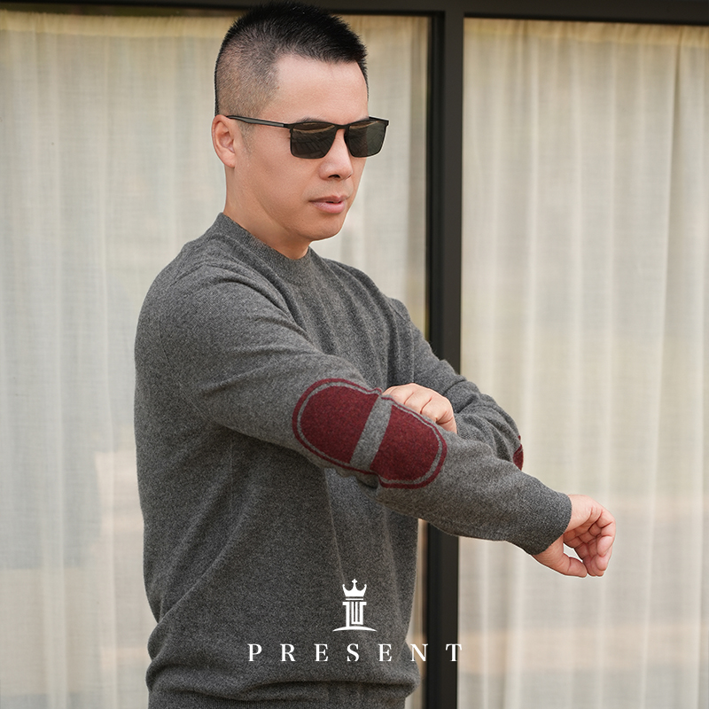 男士赠礼丨J*C臻选意大利高端LP纱线圆领送爸爸羊绒男装25秋冬款