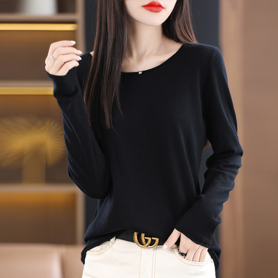 细羊毛衫内搭打底衫超薄款羊绒衫