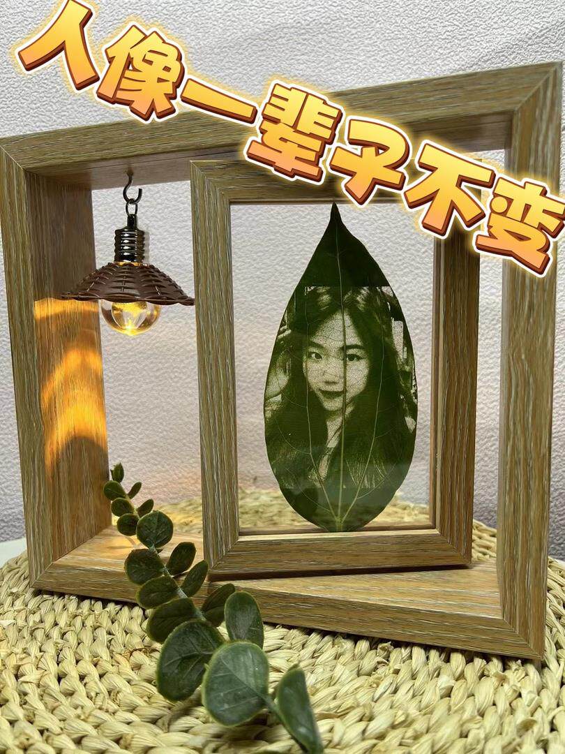 送老婆礼物树叶画叶雕送老婆礼物结婚纪念日礼物生日礼物珍藏