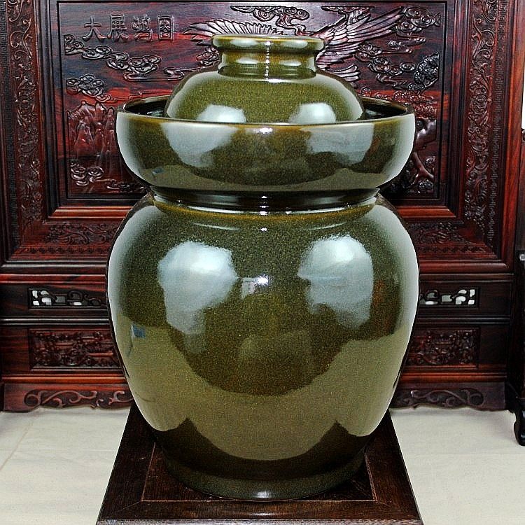 景德镇陶瓷器茶叶末四川泡菜坛子腌菜咸菜罐腌蛋肉鸡居家厨房储物